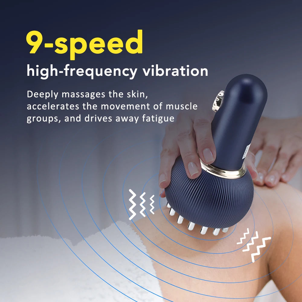 Electric Meridian Brush Gua Sha Cupping Massager
